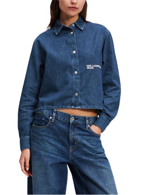 Camicia in denim Karl Lagerfeld jeans | A3W110021CM